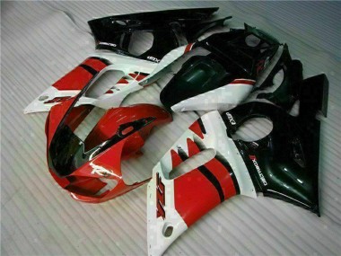 Acheter Carénage Moto Yamaha YZF R6 1998-2002 - Blanc Rouge Noir Brillant