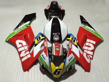 Acheter Carénages Moto Honda CBR1000RR 2004-2005 - Blanc Rouge Vert Jaune Noir Brillant Givi 6