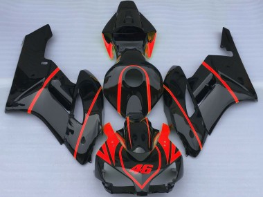 Acheter Carénages Moto Honda CBR1000RR 2004-2005 - Noir Brillant Rouge