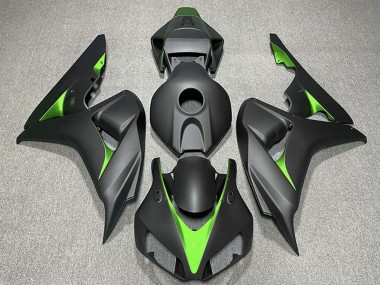 Acheter Carénages Moto Honda CBR1000RR 2006-2007 - Noir Mat Vert