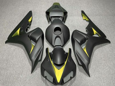 Acheter Carénages Moto Honda CBR1000RR 2006-2007 - Noir Mat Jaune