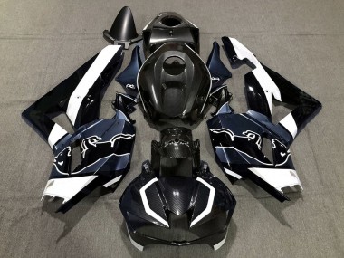 Acheter Carénages Moto Honda CBR600RR 2013-2023 - Noir Fibre de Carbone Blanc Bleu Taureau