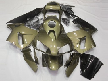Acheter Carénages Moto Honda CBR600RR 2003-2004 - Olive Noir Brillant