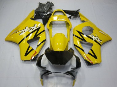 Acheter Carénage Moto Honda CBR954RR 2002-2003 - Jaune Noir Brillant