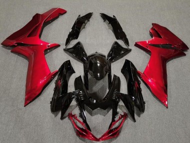 Acheter Carénages Moto Suzuki GSXR 600 / GSXR 750 2011-2024 - Rouge Noir Brillant