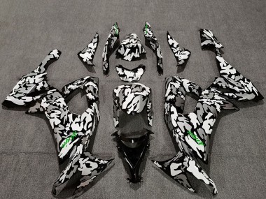 Acheter Carénages Moto Kawasaki ZX10R 2008-2010 - Camouflage Vert Décalque
