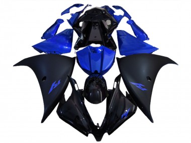 Acheter Carénages Moto Yamaha R1 2012-2014 - Noir Brillant Noir Mat Bleu