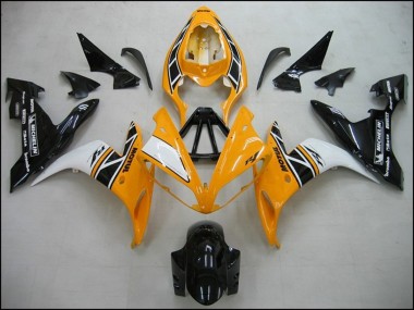 Acheter Carénages Moto Yamaha R1 2004-2006 - Jaune Blanc Noir OEM Style