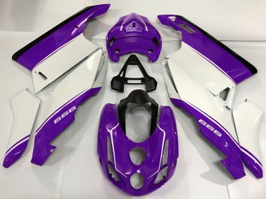 Acheter Carénages Moto Ducati 999 2003-2004 - Blanc Violet Noir
