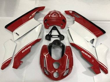 Acheter Carénages Moto Ducati 999 2003-2004 - Blanc Rouge Noir