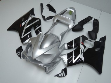 Acheter Carénage Moto Honda CBR600 F4i 2001-2003 - Argent Noir Brillant