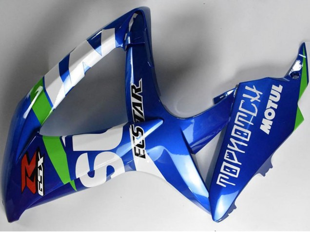 Carénages Moto Suzuki GSXR 600/750 2008-2010 - Bleu Blanc Vert Noir