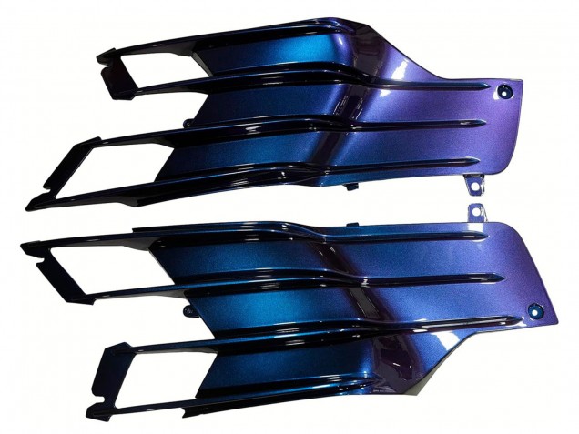 Carénages Moto Kawasaki ZX14R ZZR1400 2012-2024 - Caméléon Bleu Violet