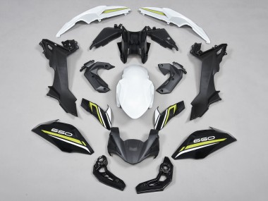 Acheter Carénages Moto Kawasaki Ninja Z650 2017-2019 - Noir Blanc Jaune