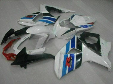 Acheter Complet Carénages Moto Suzuki GSXR 1000 2009-2016 - Blanc Bleu Noir