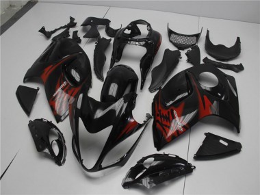 Acheter Carénages Moto Suzuki GSXR 1300 Hayabusa 2008-2020 - Noir Brillant Rouge