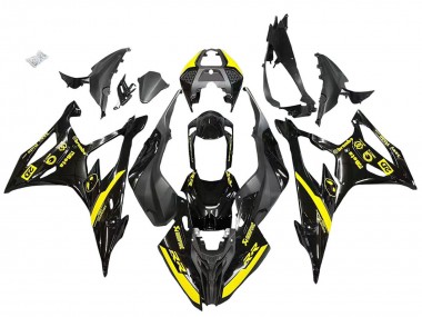Acheter Carénages Moto BMW S1000RR 2019-2022 - Noir Brillant Jaune