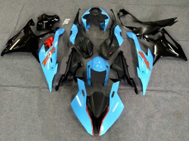 Acheter Carénages Moto BMW S1000RR 2019-2022 - Noir Bleu Clair