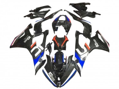 Acheter Carénages Moto BMW S1000RR 2019-2022 - Noir Blanc Bleu Fibre de Carbone