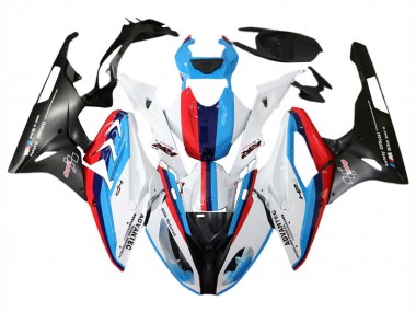 Acheter Carénage Moto BMW S1000RR 2015-2016 - Blanc Rouge Bleu Noir Mat