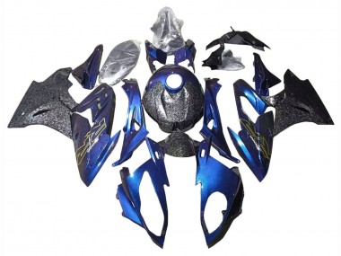 Acheter Carénages Moto BMW S1000RR 2015-2016 - Pente Violet Bleu Fibre de Carbone Forgée