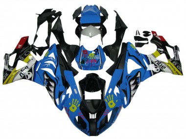 Acheter Carénages Moto BMW S1000RR 2009-2014 - Blanc Bleu Noir Jaune Requin