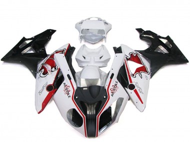 Acheter Kits Carénage Moto ABS BMW S1000RR 2009-2014 - Blanc Rouge Noir Brillant