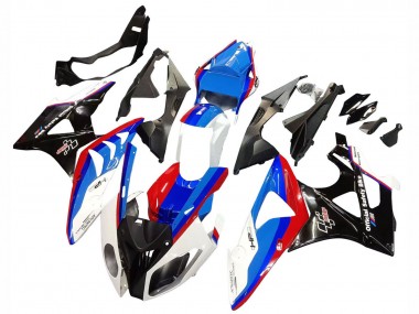 Acheter Complet Carénages Moto BMW S1000RR 2009-2014 - Blanc Rouge Bleu Noir Brillant