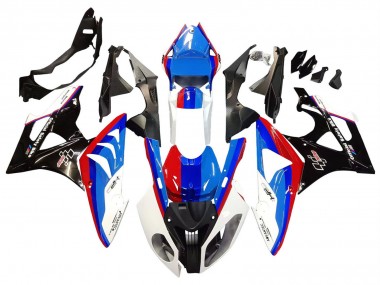 Acheter Complet Carénages Moto BMW S1000RR 2009-2014 - Blanc Rouge Bleu Noir Brillant