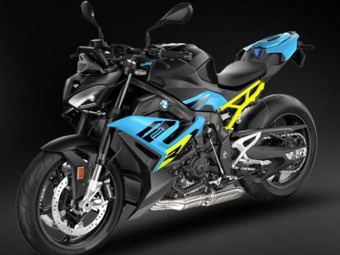 Acheter Carénages Moto BMW S1000R 2021-2025 - Noir Bleu Clair Jaune