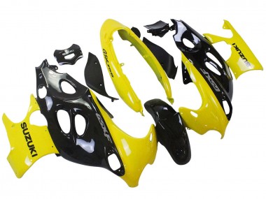 Acheter Carénages Moto Suzuki GSX600F/GSX750F 2004-2006 - Noir Brillant Jaune