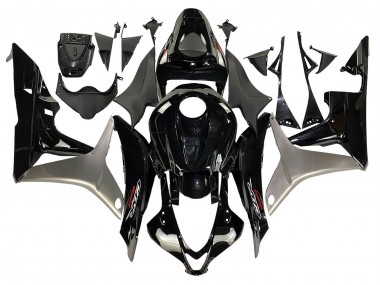 Acheter Kits Carénage Moto Honda CBR600RR 2007-2008 - Argent Noir Brillant