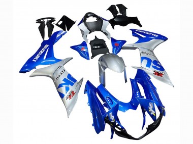 Acheter Carénages Moto Suzuki GSXR 600 / GSXR 750 2011-2024 - Bleu Argent Ecstar