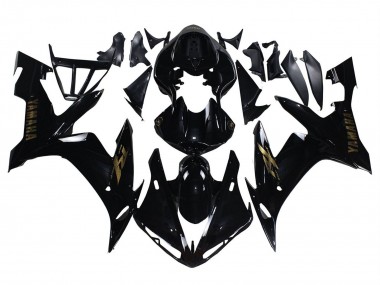 Acheter Carénages Moto Yamaha YZF 1000 R1 2004-2006 - Noir Brillant Or Décalque