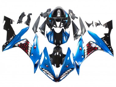Acheter Carénages Moto Yamaha YZF 1000 R1 2004-2006 - Bleu Noir Rouge Blanc Requin