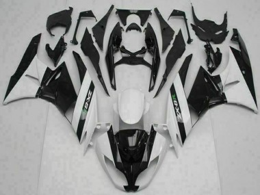 Acheter Carénages Moto Kawasaki ZX6R 2009-2012 - Noir Brillant Blanc