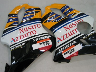 Acheter Carénages Moto Honda CBR600 F4i 2004-2007 - Jaune Bleu Blanc Noir Nastro Azzurro