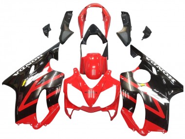 Acheter Carénage Moto Honda CBR600 F4i 2004-2007 - Rouge Noir Brillant