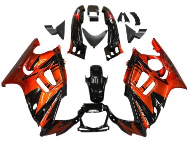 Acheter Carénages Moto Honda CBR600 F3 1995-1996 - Orange Noir Brillant