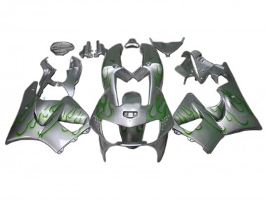 Acheter Carénages Moto Honda CBR900RR 919 1998-1999 - Argent Vert Flamme