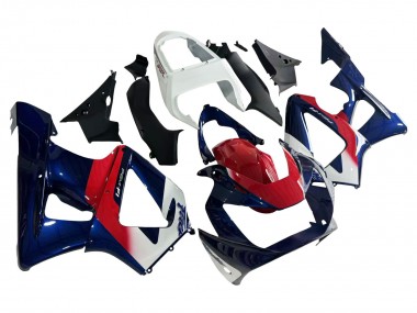 Acheter Carénage Moto Honda CBR900RR 929 2000-2001 - Blanc Rouge Bleu