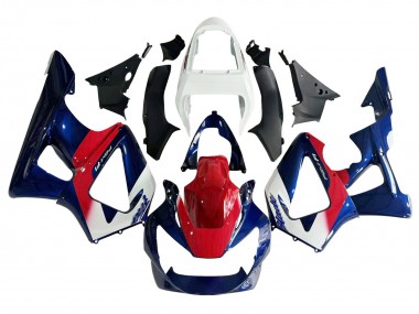 Acheter Carénage Moto Honda CBR900RR 929 2000-2001 - Blanc Rouge Bleu