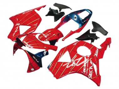Acheter Carénages Moto Honda CBR900RR 954 2002-2003 - Rouge Bleu Foncé Dunlop