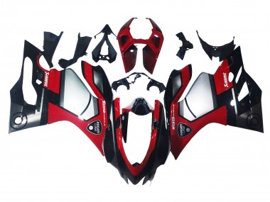 Acheter Carénages Moto Ducati 1199 2011-2014 - Rouge Argent Noir