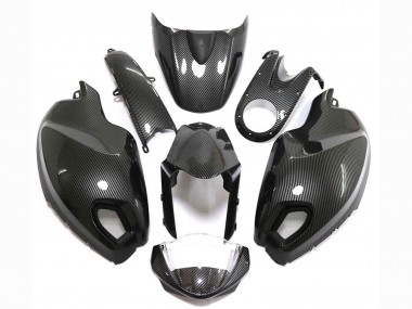 Acheter Carénages Moto Ducati Monster 696 796 1100 1100S 2008-2012 - Noir Fibre de Carbone Style