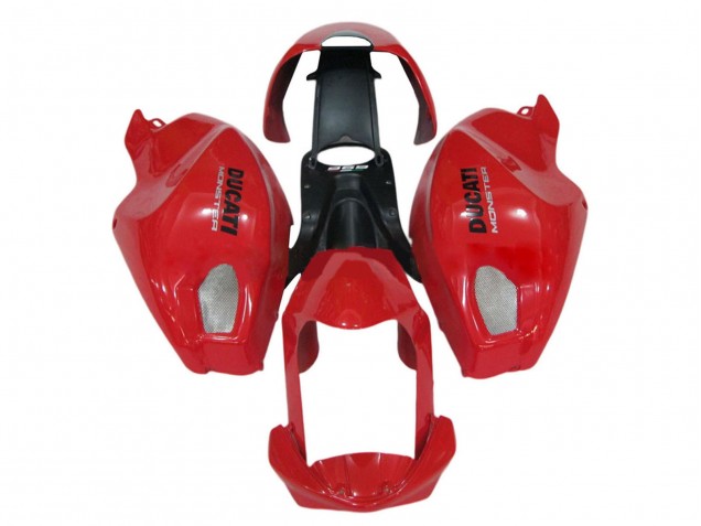 Carénage Moto Ducati Monster 696 796 1100 1100S 2008-2012 - Rouge