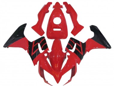 Acheter Carénages Moto Honda CBR125R 2002-2006 - Rouge Noir Brillant Bande