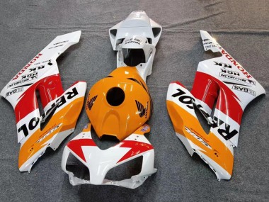 Acheter Carénages Moto Honda CBR1000RR 2004-2005 - Blanc Orange Noir Rouge Repsol