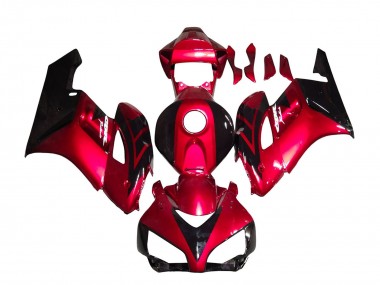Acheter Carénages Moto Honda CBR1000RR 2004-2005 - Rouge Noir Brillant Bande