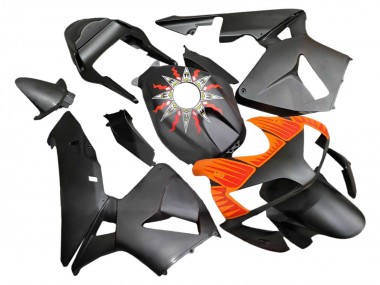 Acheter Carénages Moto Honda CBR600RR 2003-2004 - Noir Mat Orange